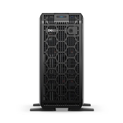 Dell PowerEdge T360, Intel Xeon E-2414 4-Core, 16 GB RAM, 480 GB SSD, 8x3.5" Hot-Swap, PERC H355, 3 års på-platsen-garanti NBD