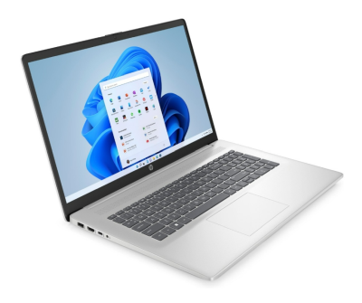 HP Laptop 17-cp2431no, 17.3" HD+ matt, AMD Ryzen 5 7520U, 8 GB, 256 GB PCIe SSD, WiFi 5, Win11