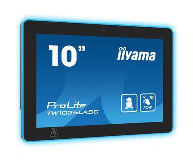 10.1" Iiyama ProLite TW1025LASC, IPS 1920x1080 Multi-Touch, 25 ms, HDMI, högtalare, Android, 24/7-drift