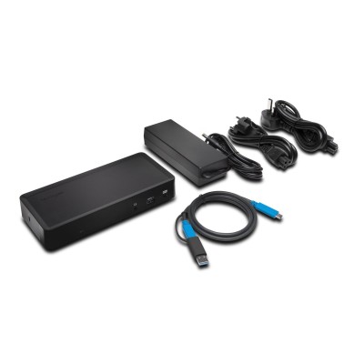 USB-C/USB 3.0 dockningsstation Kensington SD4700P Universal, HDMI/DP, komboport hörlur/mikrofon, GigaLAN, 5xUSB 3.0, USB-C 60W PD, med 135W AC-acapter#4