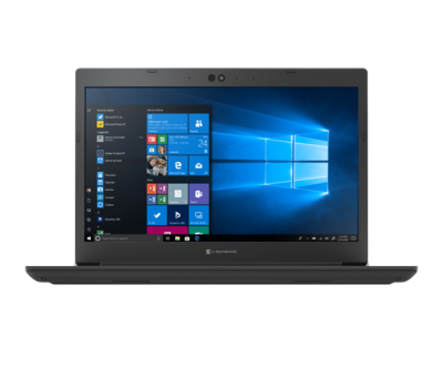 Toshiba Dynabook Tecra A40-E-186, 14" Full HD matt, Intel Core i7-8550U, 16 GB, 256 GB PCIe SSD, WiFi 5, bakbelyst tangentbord, fingerprint, Win10 Pro, Toshiba Reliability Guarantee