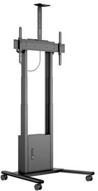 Golvstativ Multibrackets M Motorized Floorstand 42"-100", med skåp och kamerahylla