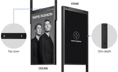 55" Samsung OM55N-D Dual Sided, Full HD 1920x1080, LAN/WiFi, högtalare, SSSP6, 24/7-drift, High Brightness 3000/1000nits#4