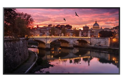 75" Samsung QB75R, 4K/3840x2160, 4000:1, 8 ms, LAN/WiFi, högtalare, Tizen, 16/7-drift