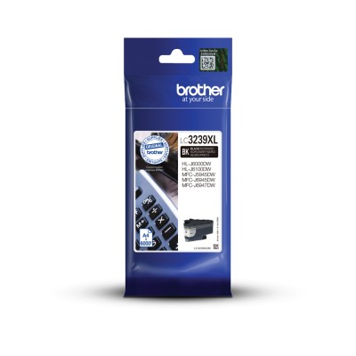 Brother LC3239XLBK, Svart, 6000 sidor