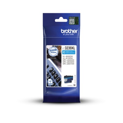 Brother LC3239XLC, Cyan, 5000 sidor