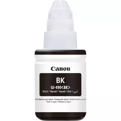 Canon GI-490 BK / Svart, 130 ml, 6000 sidor