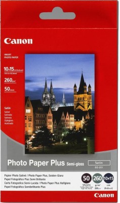 Canon SG-201 Photo Paper Plus Semi-Gloss, 10x15 cm, 260g/m2, 50 ark