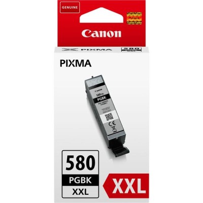 Canon PGI-580PGBK XXL, Svart, 600 sid
