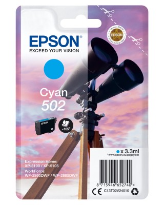 Epson 502 Cyan, 165 sidor