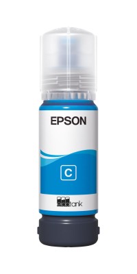 Epson EcoTank 107, Cyan, flaska 70ml, 7200 sidor