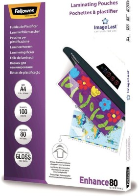 Fellowes Lamineringsficka A4 80micron, 100 st