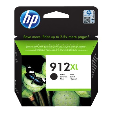 HP 912XL Svart, 825 sidor