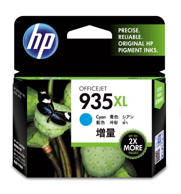 HP 935XL Cyan, 825 sidor