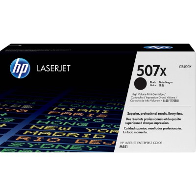 HP 507X Svart, Color LaserJet Enterprise 500, 11000 sidor
