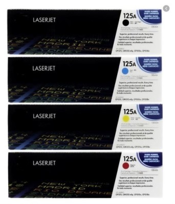 HP 125A Value Pack, 4 färger CMYK