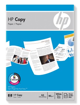 HP Copy Paper A4, 500 ark, papper 80g/m2, ohålat