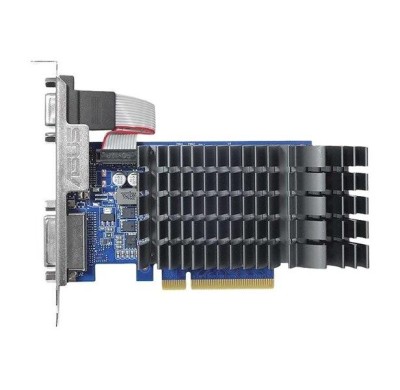 Asus GeForce GT730 2 GB GDDR3, VGA/DVI/HDMI, Low Profile, fläktlöst