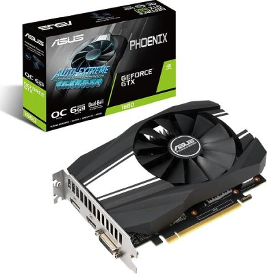 Asus GeForce GTX 1660 Phoenix OC 6 GB GDDR5, DVI/HDMI/DP