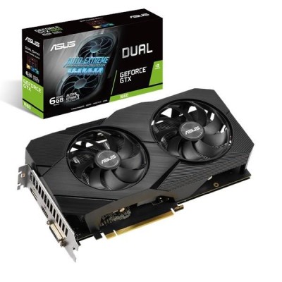 Asus GeForce GTX 1660 DUAL EVO OC 6 GB GDDR5, DVI/HDMI/DP