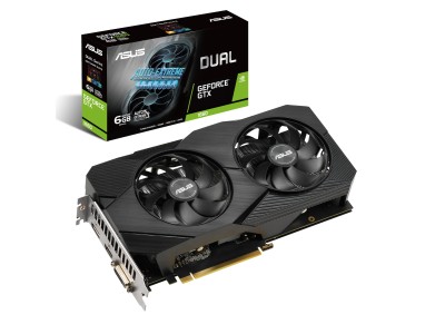Asus GeForce GTX 1660 DUAL EVO 6 GB GDDR5, DVI/HDMI/DP#1