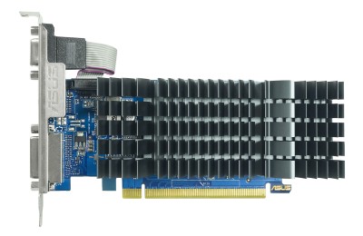 Asus GeForce GT 710 EVO Silent 2 GB DDR3, VGA/DVI/HDMI, Low Profile, fläktlöst