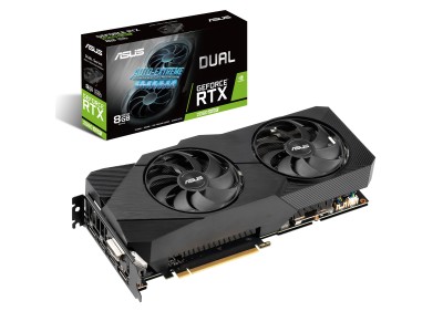 Asus GeForce RTX 2060 SUPER DUAL EVO V2 8 GB GDDR6, DVI/2xHDMI/DP#1