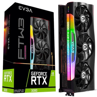 EVGA GeForce RTX 3080 FTW3 (LHR) 10 GB GDDR6X, HDMI/3xDP
