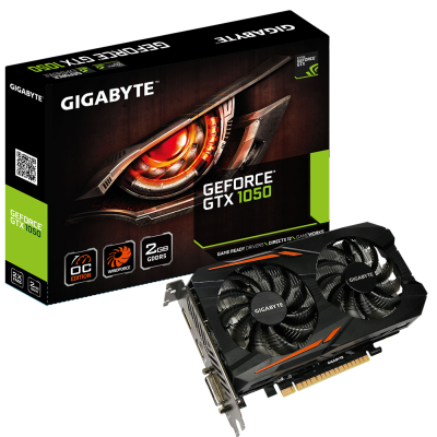 Gigabyte GeForce GTX 1050 OC 2 GB GDDR5, DVI/HDMI/DP