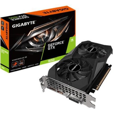Gigabyte GeForce GTX 1650 D6 WINDFORCE OC (rev 2.0) 4 GB GDDR6, DVI/HDMI/DP