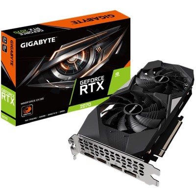Gigabyte GeForce RTX 2070 WindForce 2X 8 GB GDDR6, HDMI/3xDP#1
