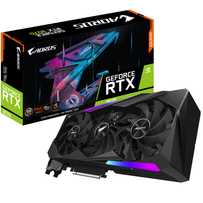 Gigabyte GeForce RTX 3070 AORUS MASTER Rev 2.0 (LHR) 8 GB GDDR6, 3xHDMI/3xDP, RGB Fusion 2.0
