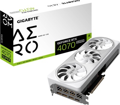 Gigabyte GeForce RTX 4070 SUPER AERO OC 12 GB GDDR6X, HDMI/3xDP