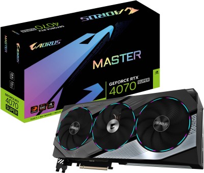 Gigabyte GeForce RTX 4070 SUPER AORUS MASTER 12 GB GDDR6X, HDMI/3xDP, RGB Fusion
