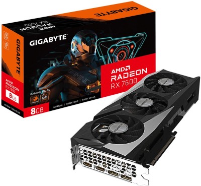Gigabyte Radeon RX 7600 Gaming OC 8 GB GDDR6, 2xHDMI/2xDP, RGB Fusion