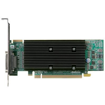 Matrox M9140 LP PCIe x16, 4xDVI, Low-Profile, fläktlöst