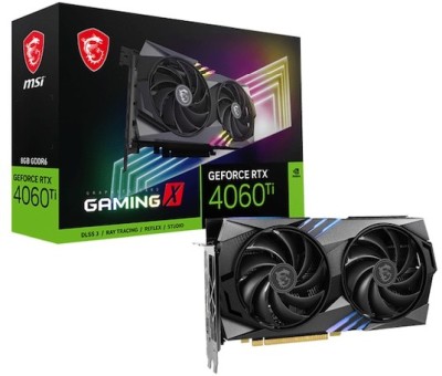 MSI GeForce RTX 4060 Ti GAMING X 8 GB GDDR6, HDMI/3xDP, RGB Mystic Light#1