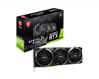 MSI GeForce RTX 3080 VENTUS 3X PLUS OC (LHR) 12 GB GDDR6X, HDMI/3xDP