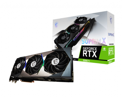 MSI GeForce RTX 3090 Ti SUPRIM X 24 GB GDDR6X, HDMI/3xDP, RGB Mystic Light