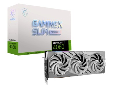 MSI GeForce RTX 4080 GAMING X SLIM WHITE 16 GB GDDR6X, HDMI/3xDP, RGB Mystic Light