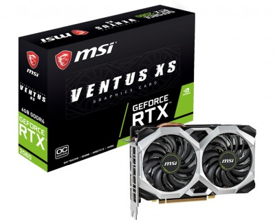 MSI GeForce RTX 2060 VENTUS XS OC 6 GB GDDR6, HDMI/3xDP