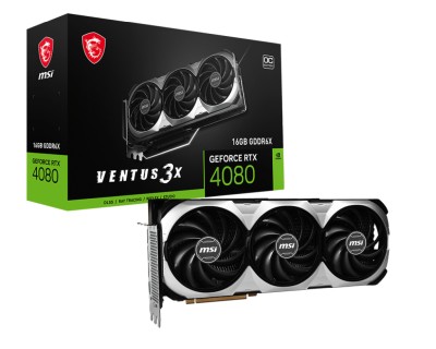 MSI GeForce RTX 4080 VENTUS 3X OC 16 GB GDDR6X, HDMI/3xDP