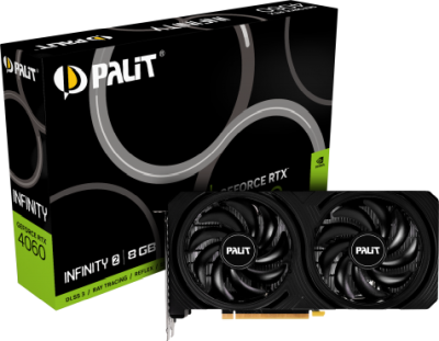 Palit GeForce RTX 4060 Infinity 2 8 GB GDDR6, HDMI/3xDP