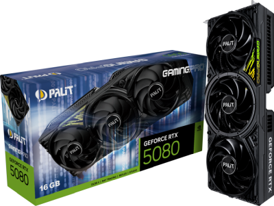 Palit GeForce RTX 5080 GamingPro 16 GB GDDR7, ARGB, HDMI/3xDP#1