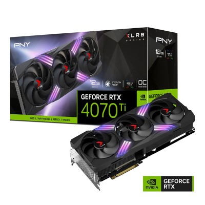 PNY GeForce RTX 4070 Ti XLR8 Gaming VERTO Edition 12 GB GDDR6X, HDMI/3xDP, ARGB