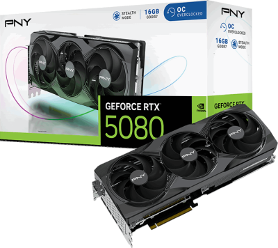 PNY GeForce RTX 5080 VERTO OC Triple Fan 16 GB GDDR7, HDMI/3xDP#1