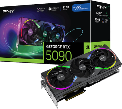 PNY GeForce RTX 5090 VERTO ARGB OC Triple Fan 32 GB GDDR7, HDMI/3xDP#1