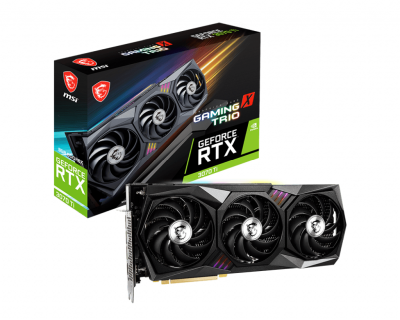 MSI GeForce RTX 3070 Ti GAMING X TRIO 8 GB GDDR6X, HDMI/3xDP, RGB Mystic Light