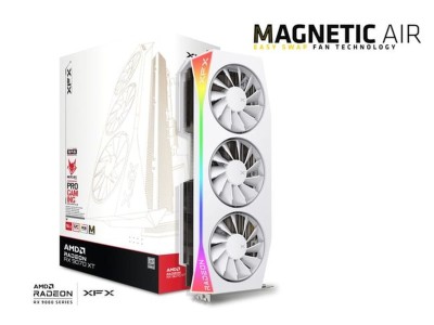 XFX Radeon RX 9070 XT Mercury OC White Magnetic Air Edition 16 GB GDDR6, HDMI/3xDP#1