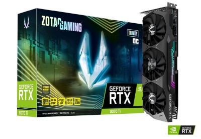 Zotac GeForce RTX 3070 Ti Trinity OC 8 GB GDDR6X, HDMI/3xDP, Spectra RGB 2.0